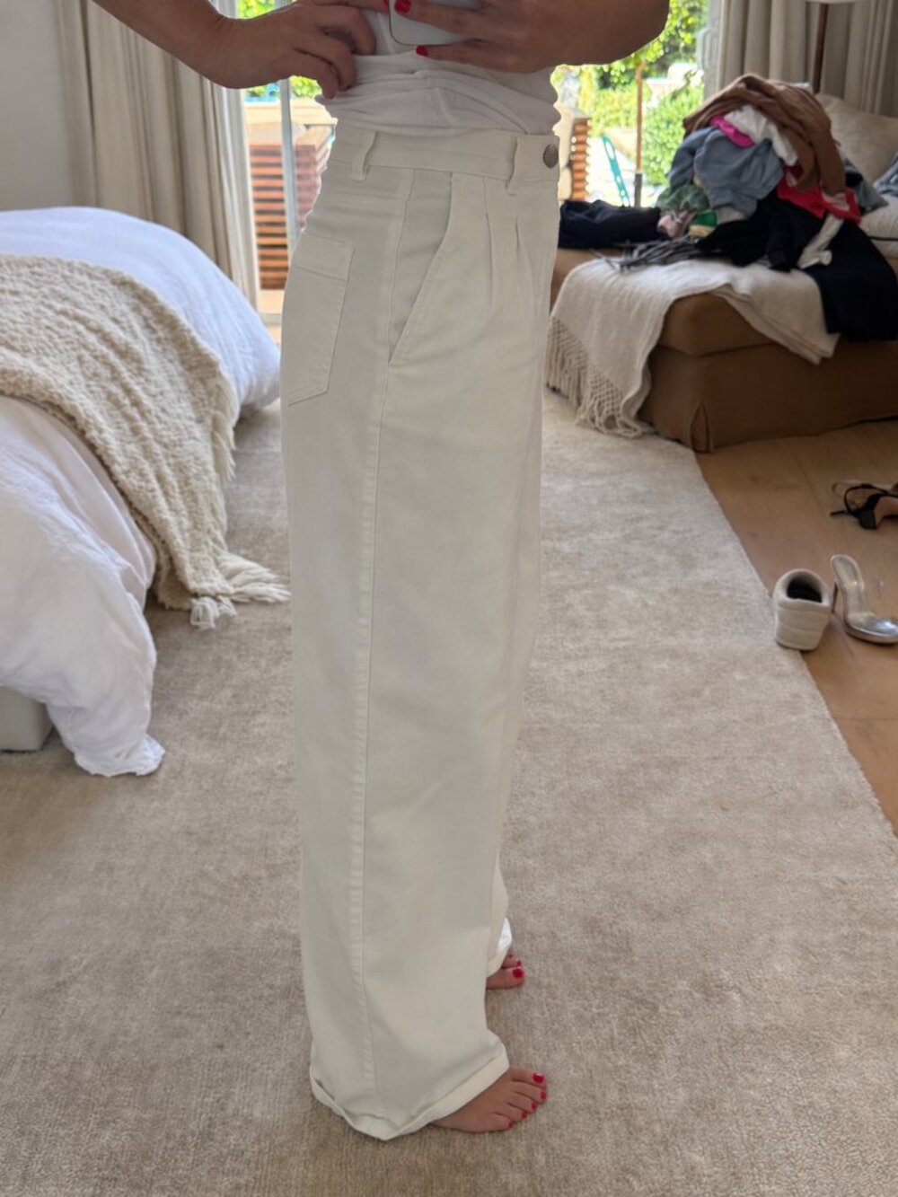 Travis Matthew White Trousers - Picture 2 of 2